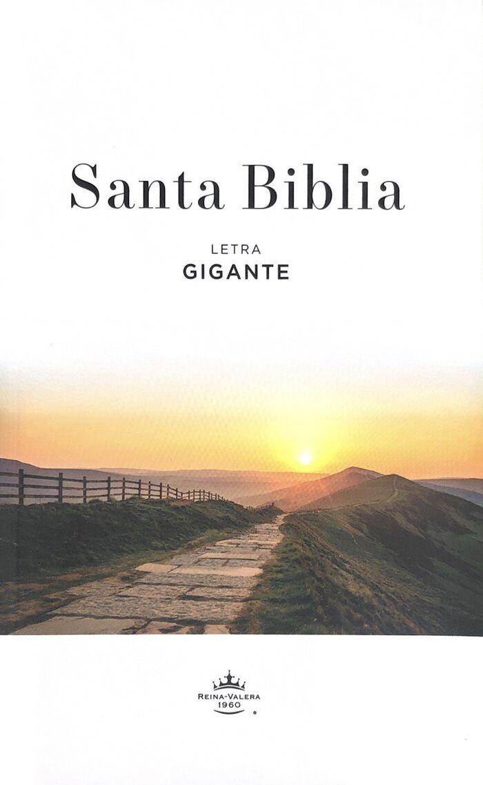 Biblia RVR60 Tapa rústica Letra Gigante 14 puntos Camino al amanecer