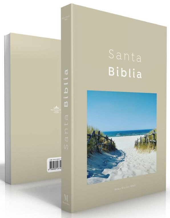 Biblia Misionera RVR60 - Diseño beige Playa