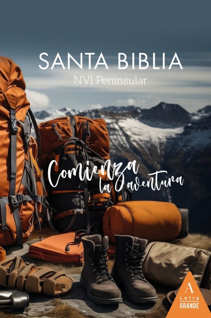 Biblia NVI Peninsular LG Rústica Aventura botas Edición misionera