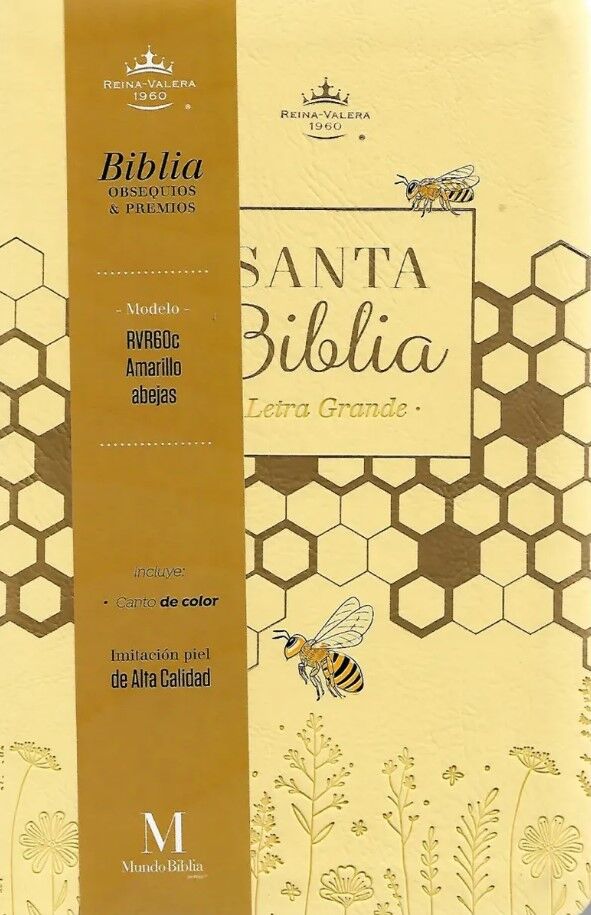 Biblia RVR60 Obsequios y premios AMARILLO