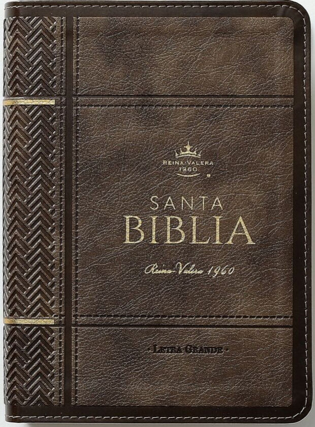 Biblia RVR60 tamaño compacto Letra Grande i/piel mokka
