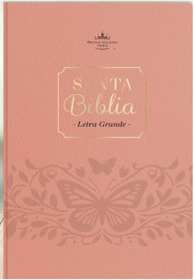 Biblia RVR60 de Obsequios y premios Coral Mariposa