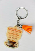 Llavero acrílico con Tassel. Las misericordias del Señor