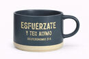 Taza 14 OZ Roca Firme. Esfuérzate y ten ánimo