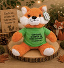 Zippy. Muñeco de Peluche 25 cm. Zorro