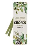 Echen sobre él toda su ansiedad. Punto de libro con cinta