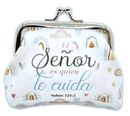 El Señor es quien te cuida. Monedero imitación piel