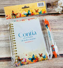 Pack libreta anillas con bolígrafo. Confía
