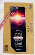 Marcador de libro con Tassel. Juan 3:16

