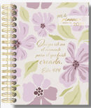 Planner PV 2027 Flores rosas y verdes
