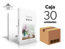 Caja de 30 Biblias misioneras RVR60 - Diseño blanco ventana