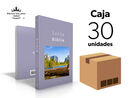 Caja de 30 Biblias misioneras RVR60 - Diseño Lila Yosemite