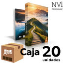 Caja 20 unidades Biblia NVI Peninsular LG Rústica Sendero Edición misionera