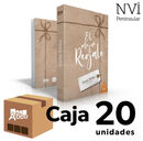 CAJA 20 UNIDADES BIBLIA NVI PENINSULAR LG RÚSTICA EL MEJOR REGALO EDICIÓN MISIONERA