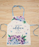 La mujer sabia edifica su casa .Delantal 