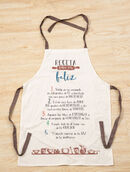 Receta para ser feliz. - Delantal