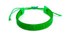Pulsera piel genuina PLC verde Confía en Dios (Nueva colección Luce y Comparte)