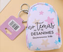 No temas, ni te desanimes. Llavero Mochila Monedero
