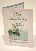 Dios me da cada día...Tarjeta felicitación GC-019