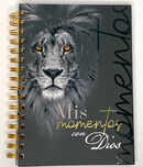 Libreta devocional Mis Momentos con Dios: LEÓN