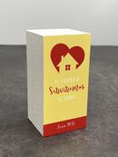 Yo y mi casa - plaque pequeño de madera de pino