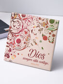 Dios siempre está contigo - Plaqué cerámico de escritorio