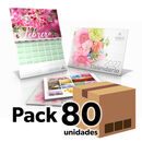 PAck 80 calendarios Abba 2027 Floral
