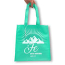 La fe. Bolsa Tote bag turquesa. [723592074784]