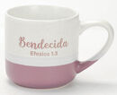 Taza: Bendecida - ACUARELA