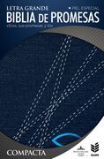 Biblia RVR60 compacta de promesas jean con cierre