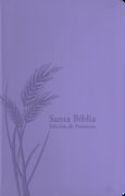 Biblia RVR60 de promesas tamaño manual letra grande i/piel lavanda