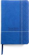 Biblia de Promesas RVR-1960, Letra Grande, Tamaño Manual, Imitación piel,  Azul