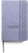Biblia de Promesas RVR-1960, Letra Grande, Tamaño Manual, Imitación piel, Gris claro