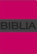 Biblia NVI Compacta Ultrafina i/piel Rosa/Gris Colección Contemporanea