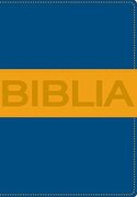 Biblia NVI Compacta Ultrafina i/piel Azul/Beige Colección Contemporanea