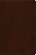 Biblia de estudio de César Vidal RVR60 café símil piel