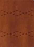 Biblia de Estudio Holman RVR60 Piel Italiana café (Nueva Edición)