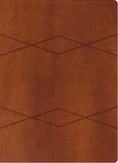 Biblia de Estudio Holman RVR60 Piel Italiana café con indice