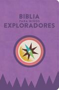 Biblia para niños exploradores Reina Valera 1960 lavanda, símil piel