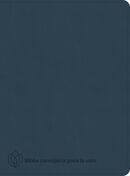 Biblia de estudio RVR60 Consejería para la vida i/piel azul pizarra