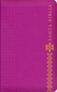 Biblia NTV i/piel Fucsia/amarillo con cierre