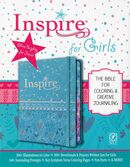 Inspire Bible for Girls NLT, Hardcover, Blue