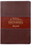 Biblia de estudio Swindoll NTV i/piel café/café