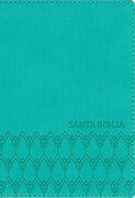 Biblia NTV edición compacta i/piel turquesa
