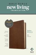 NLT Thinline Reference Bible, LeatherLike, Rustic Brown