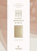 NLT Every Woman’s Bible, LeatherLike, Soft Gold