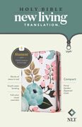 NLT Compact Zipper Bible, Cloth, Floral Garden