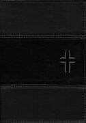 Biblia de estudio Diario Vivir NTV Letra Grande i/piel Negro Cruz