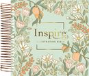 NLT DaySpring Inspire Illustrating Bible, Spiral Bound, Mint Floral Garden