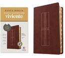 Biblia ultrafina NTV, con Filament con índice(SentiPiel, Café, Letra Roja)
